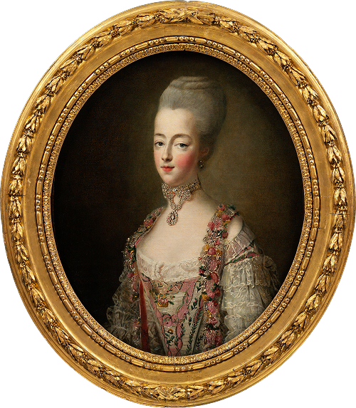 コートドレスのマリー・アントワネット